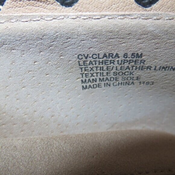 CHELSEA & VIOLET Clara Tan Beige Cream Suede Leather Scalloped Flats size 6.5 - Picture 9 of 9